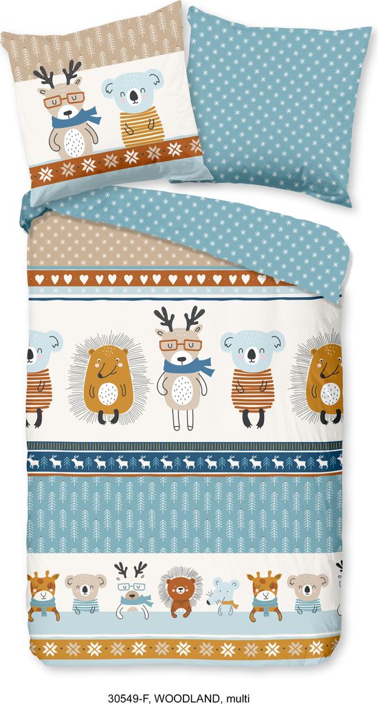 Duvet cover Good Morning 135x200 + 1* 80x80 cm - animals Produktbild 
