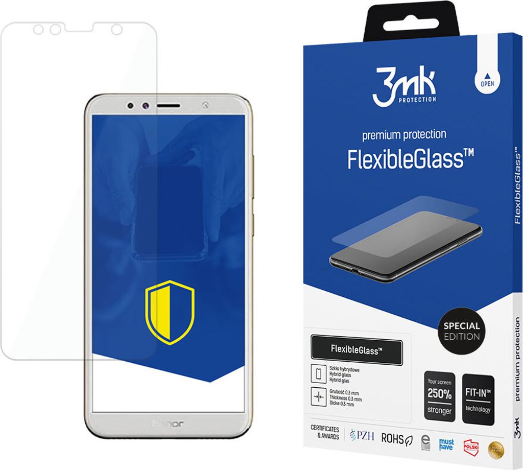 3mk Display Hybridglas FlexibleGlass für Honor 7A 0,3mm 7H