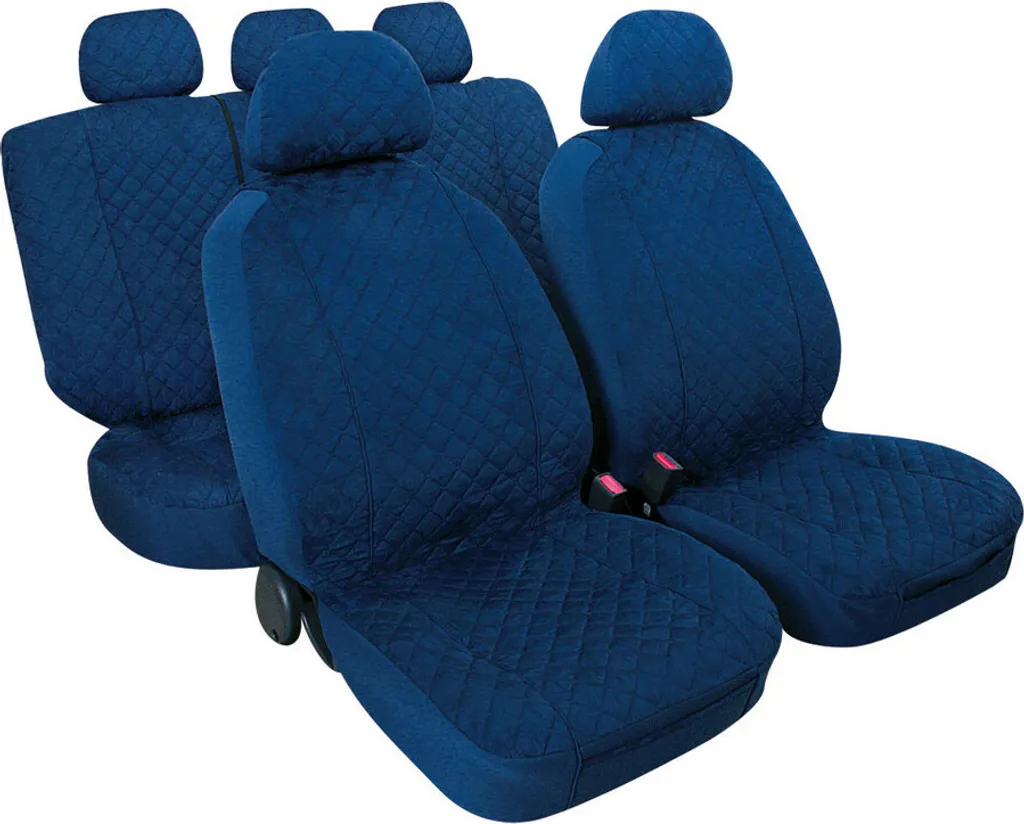 Set 2 Lampade Miki Blu Scuro: Illuminazione Tech-Soft Microfibra