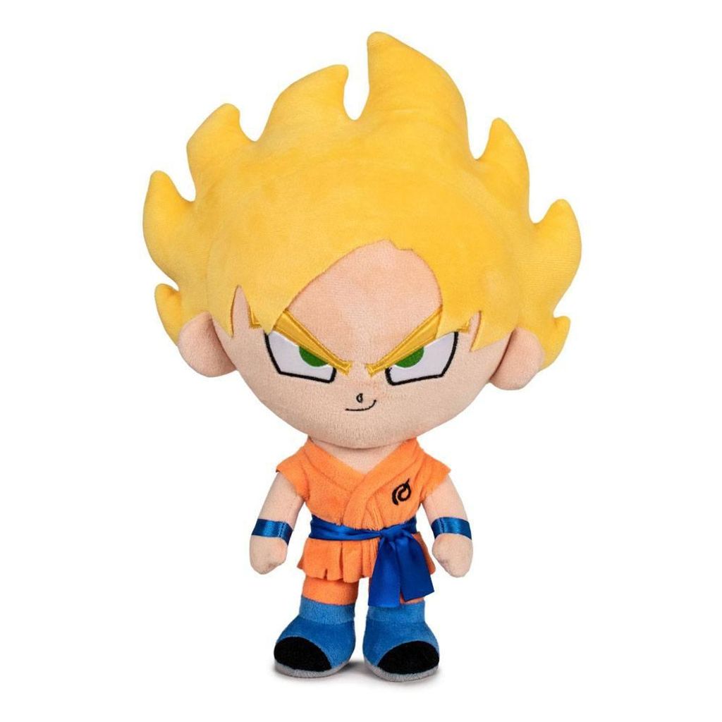 Son Goku Super-Saiyajin Plüschtier 22 cm – Dragonball Kuscheltier – Weiches Spielzeug zum knuddeln