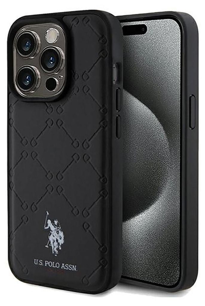 US Polo Assn Jochmuster - iPhone 15 Pro Max Tasche Produktbild 