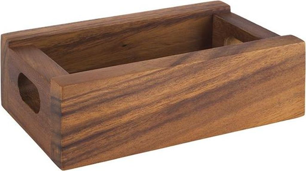 APS 11726 Holzbox TABLE, Akazienholz, 15 x 9,5 cm, Höhe 5 Produktbild 