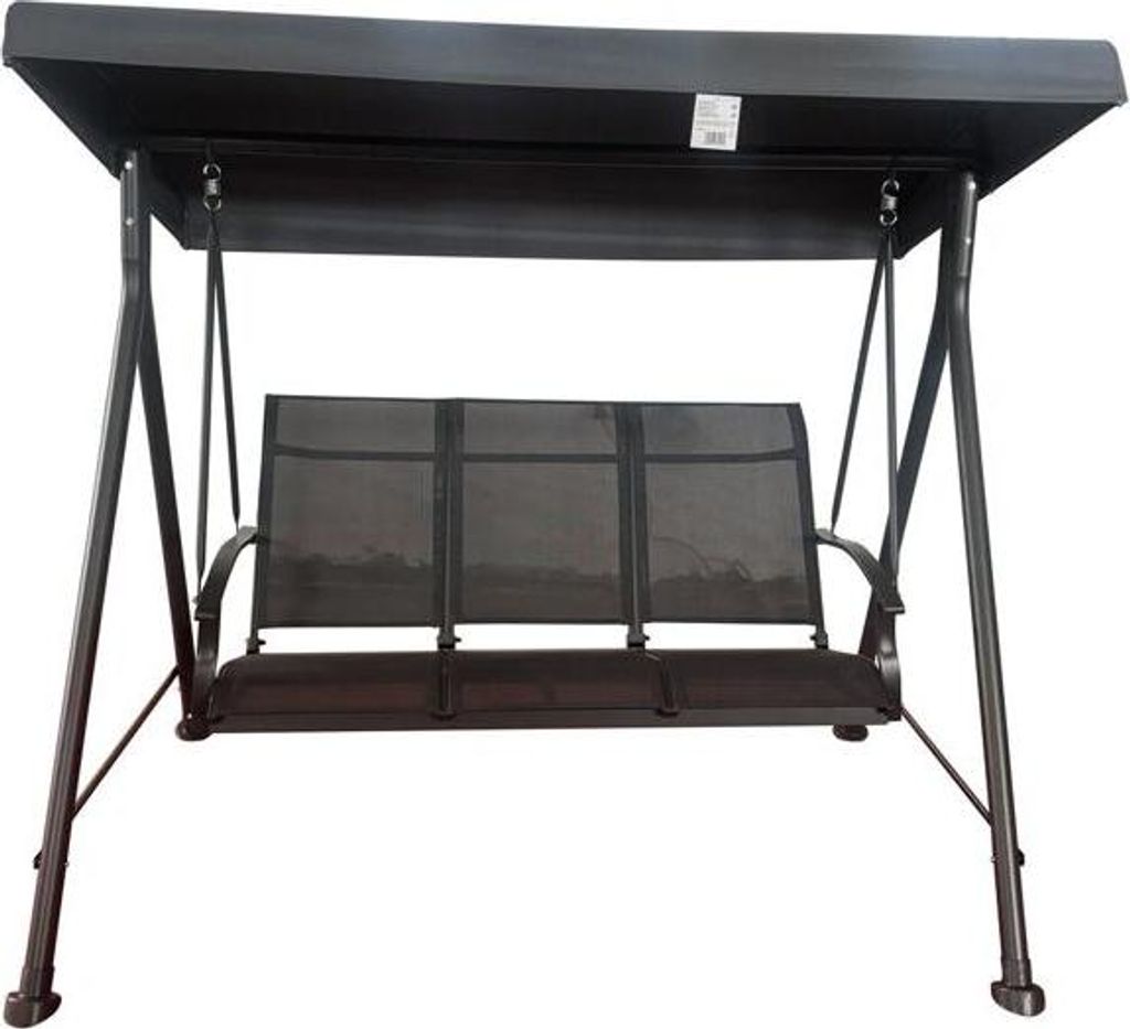ROJAPLAST Hollywood II Gartenschaukel Metallgrau YN8307S