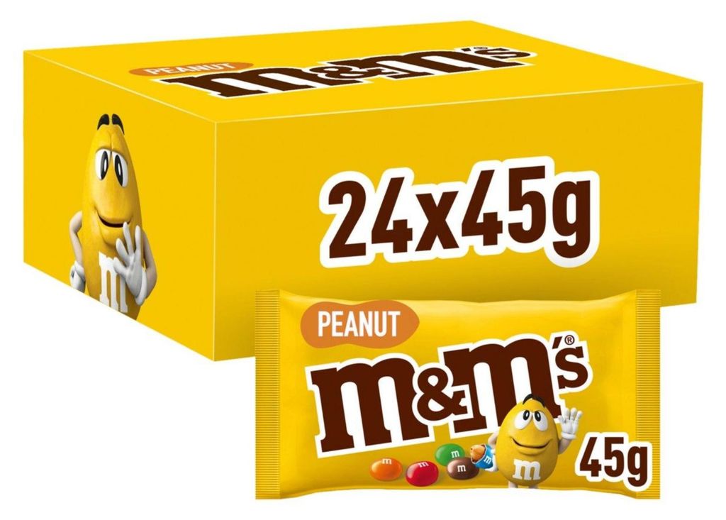 M&M'S Peanut 280041 24x45g 5000159460293 Produktbild 