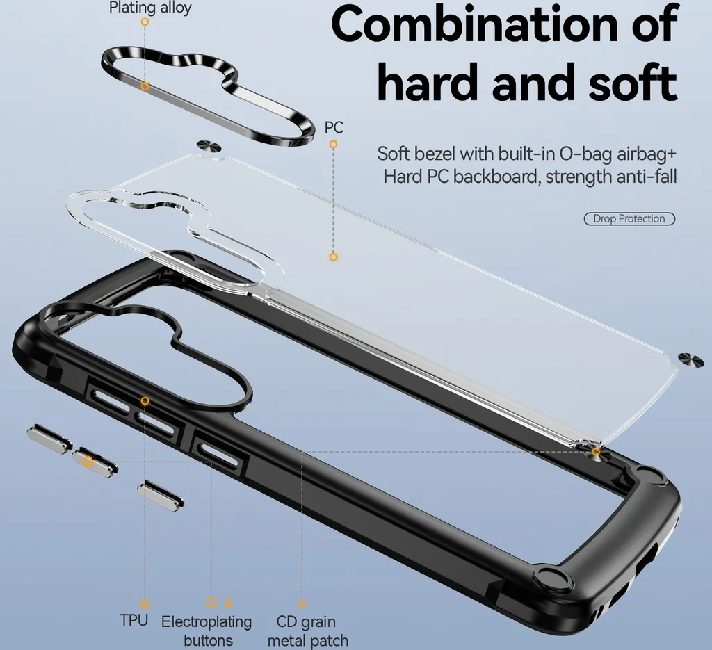 Custodia Compatibile con cellulari Cat S42 Cover in Gomma TPU di