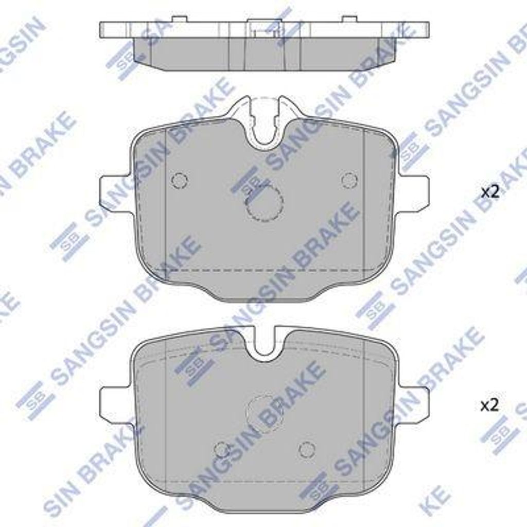 Hi-Q Bremsbeläge Satz Hinten Bremsklötze für BMW 5 Touring (F11) SP1793