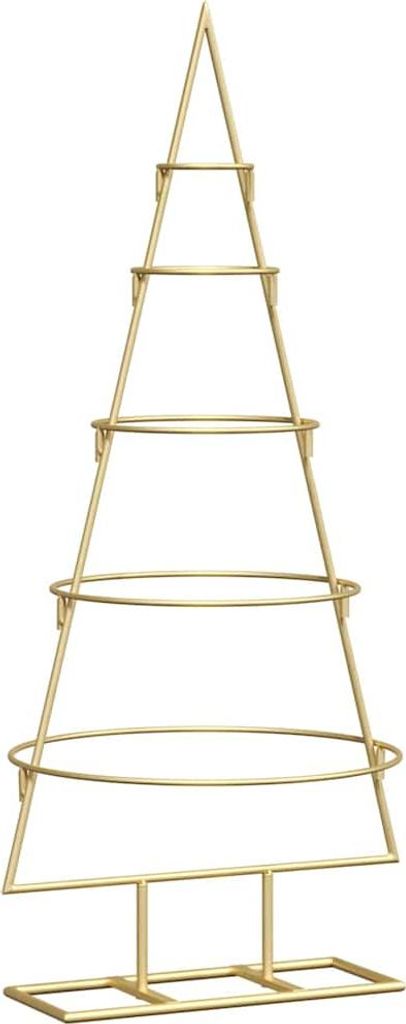 Metall Weihnachtsbaum Gold 90 cm Pulverbeschichteter Stahl