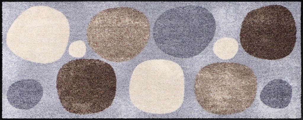 Salonloewe Fußmatte Broken Dots" grau-beige 40x100 cm"