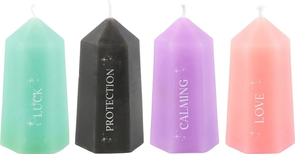 Candele Decorative Cristallo Colorate Confezione da 16 SD6569 - Shop Online - 1