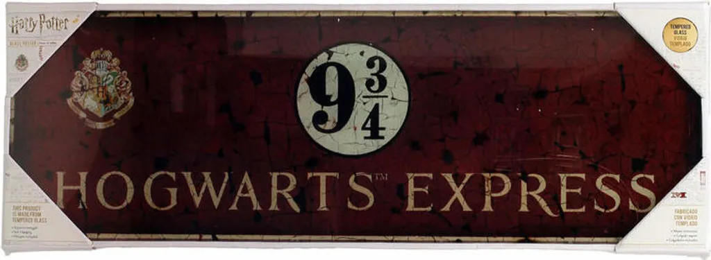 Poster sur verre Hogwarts Express Harry Potter - Finition durable 60x20cm