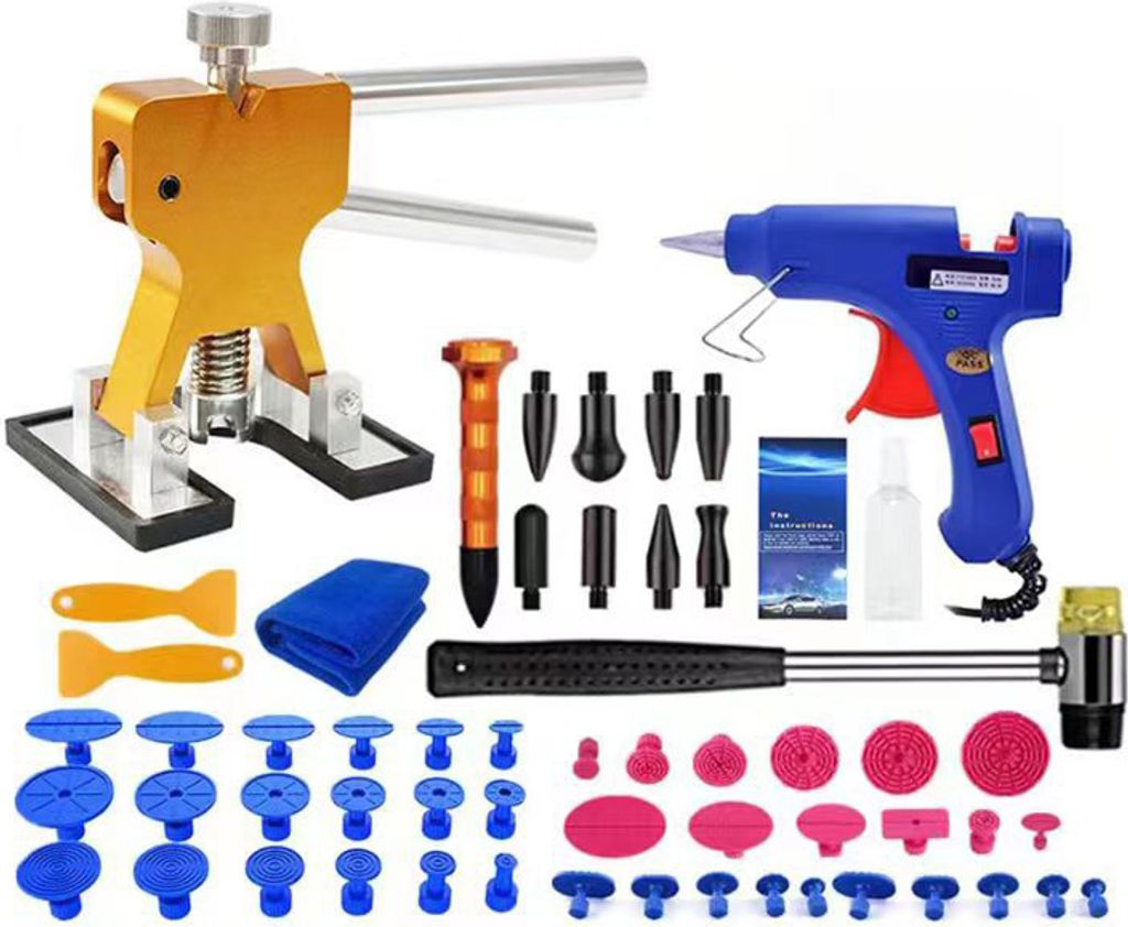 66 Stück Auto Körper Reparieren von Zahnärzten Kit Puller Hail Pit Leveling Pen Free Sheet Metal Entfernung