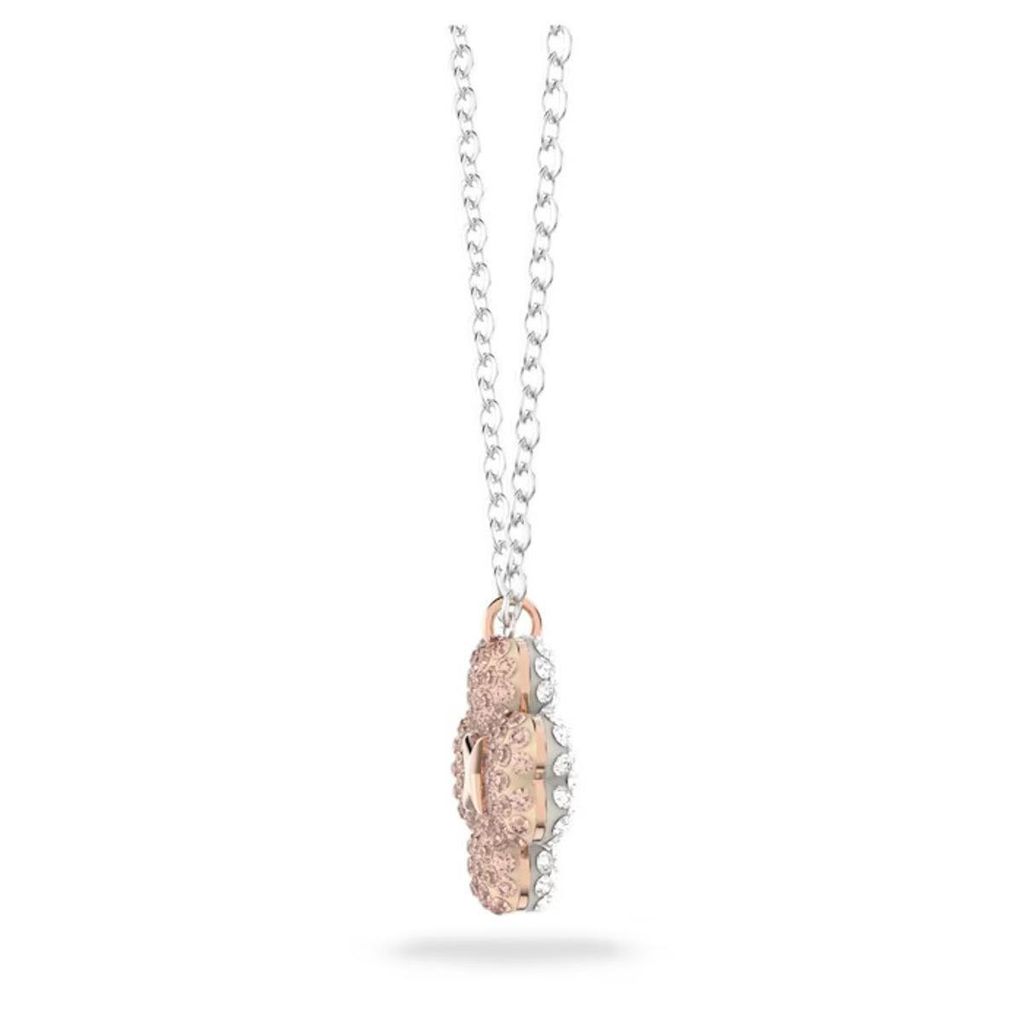 Swarovski Damen Halskette mit Anhänger Lat Blume Metallmix, Produktbild 