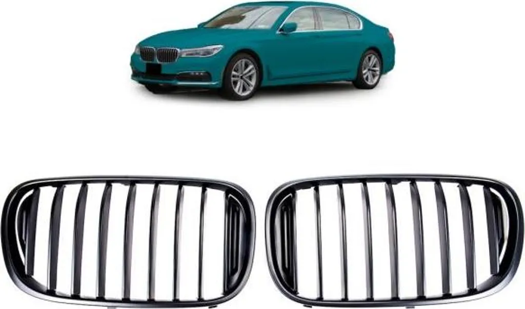 Calandre Avant Noire Mate pour BMW Série 7 G11 G12 LCI 2015-2019