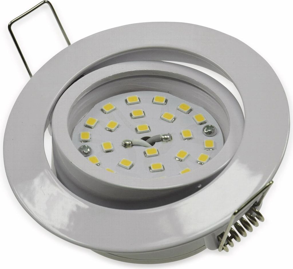 ChiliTec LED vestavné světlo Flat-32 teplá bílá 80x32mm, Obrázek produktu 