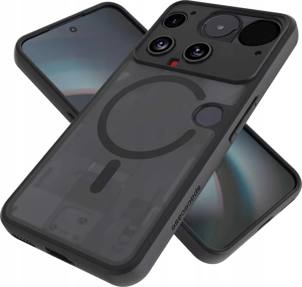Coque Spacecase Hybrid Mag pour Nothing Phone 3 Noir - Protection MagSafe