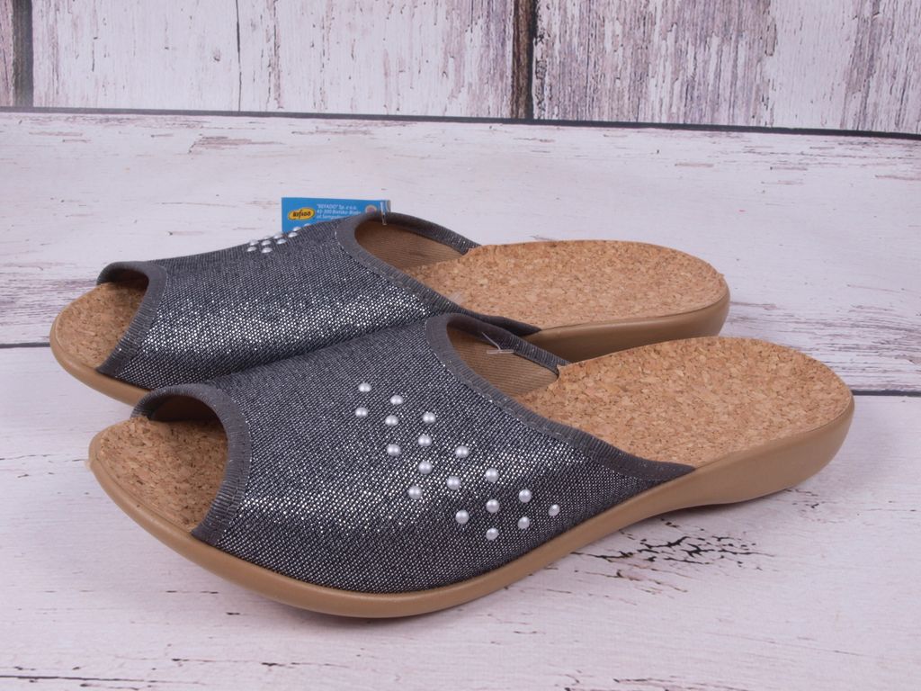 BEFADO Damen Hausschuhe Grau 37