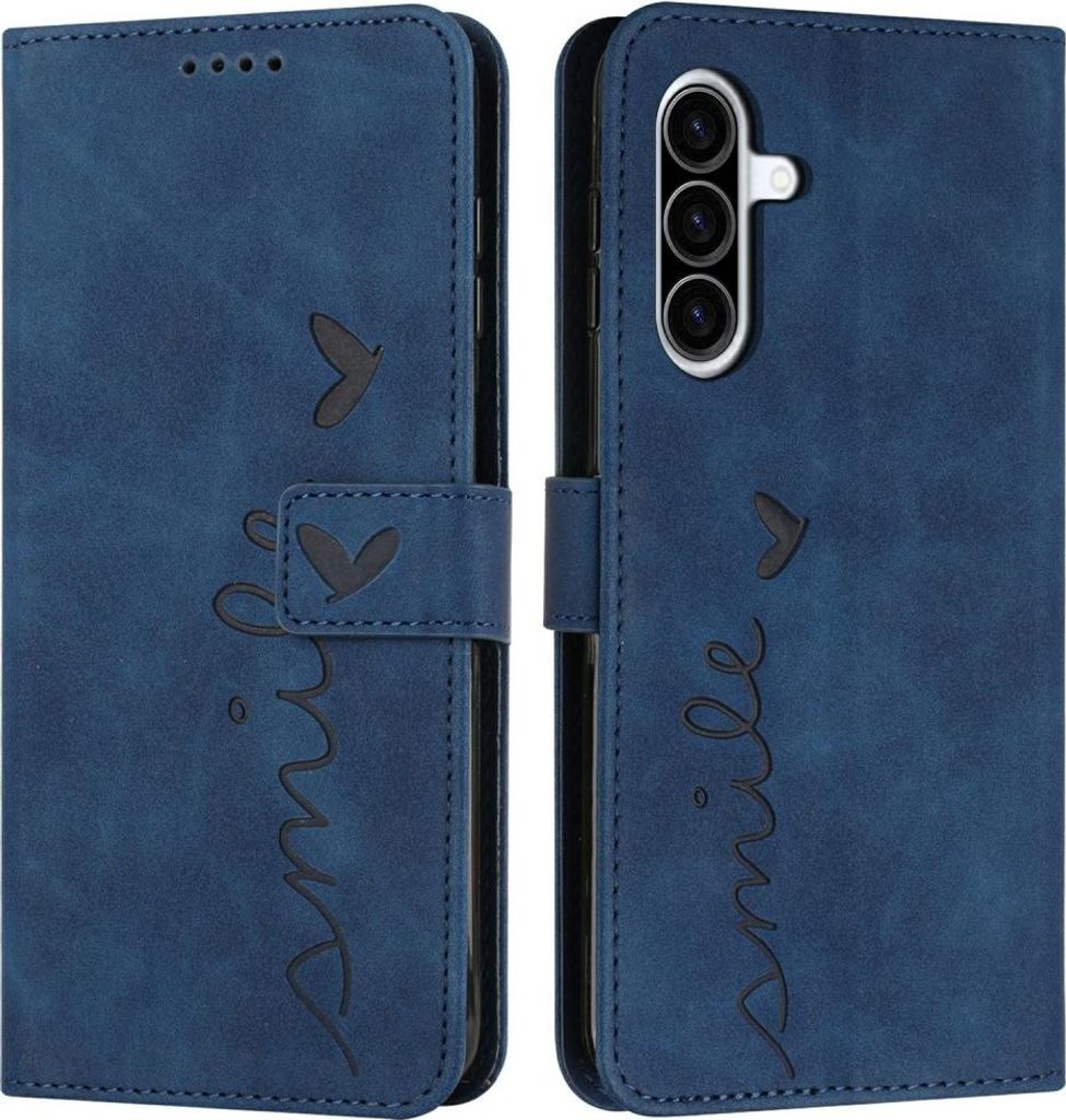 Samsung Galaxy A36 Hülle - Coverup Smile Klapphülle - Blau