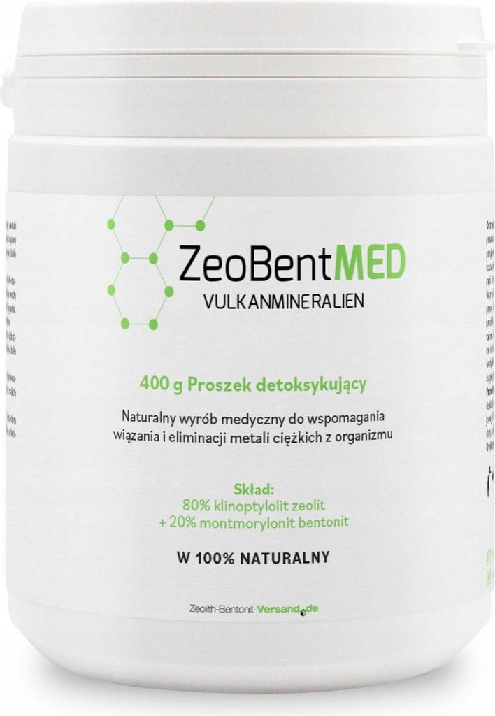 ZeoBentMED 400g Zeolit + Bentonit 34µ Zdravotnický Obrázek produktu 