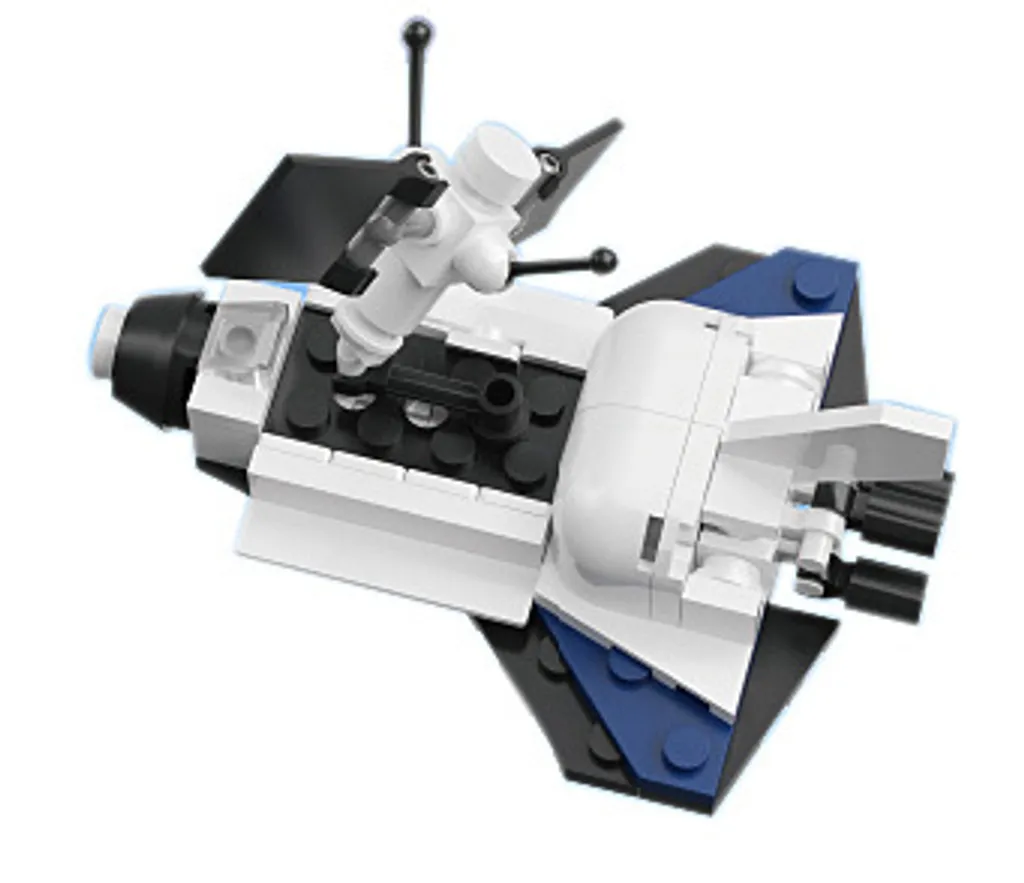 Navette Spatiale Discovery CaDA C56041W avec Soute et Bras Robotique Mobile