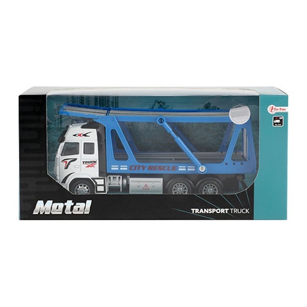 Toi-Toys Metall Auto Transporter 1:38 mit Pull-Back Produktbild 