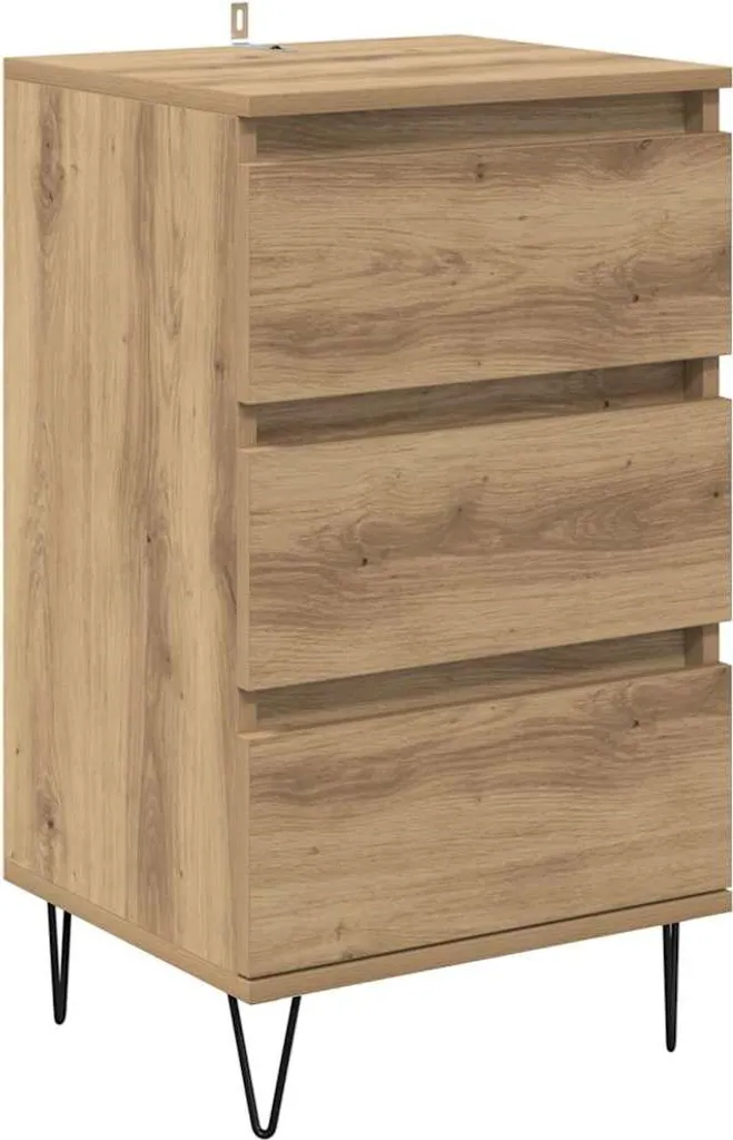 Credenza SYFAX Rovere 40x35x70 cm con cassetto - Prezzo Imbattibile