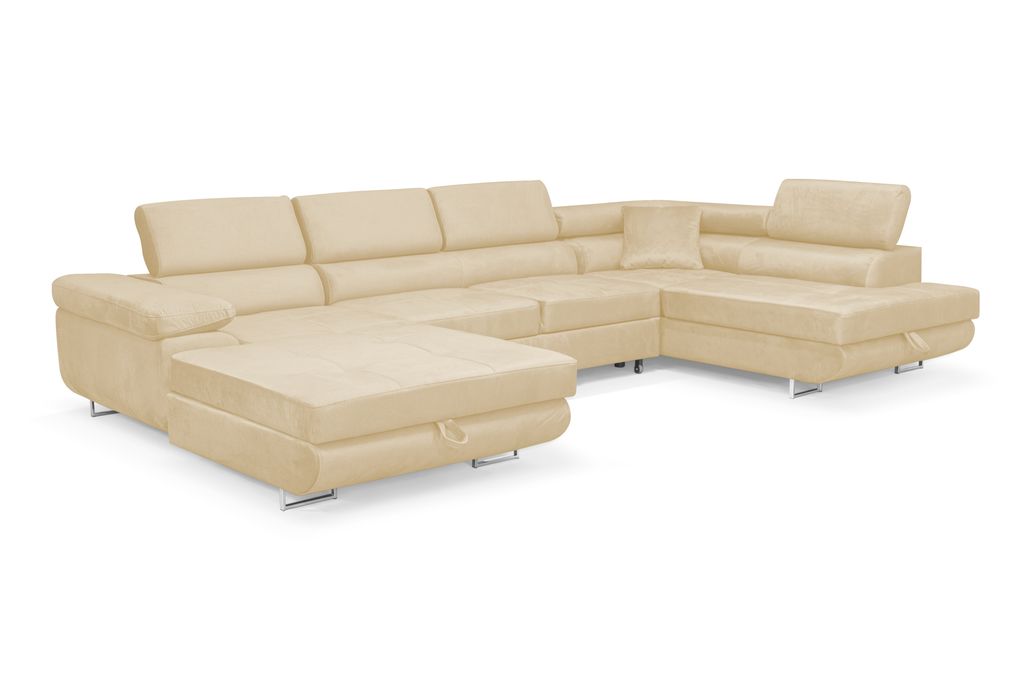 Sofiland Aller U Ecksofa mit Schlaffunktion, 8-Sitzer, Produktbild 