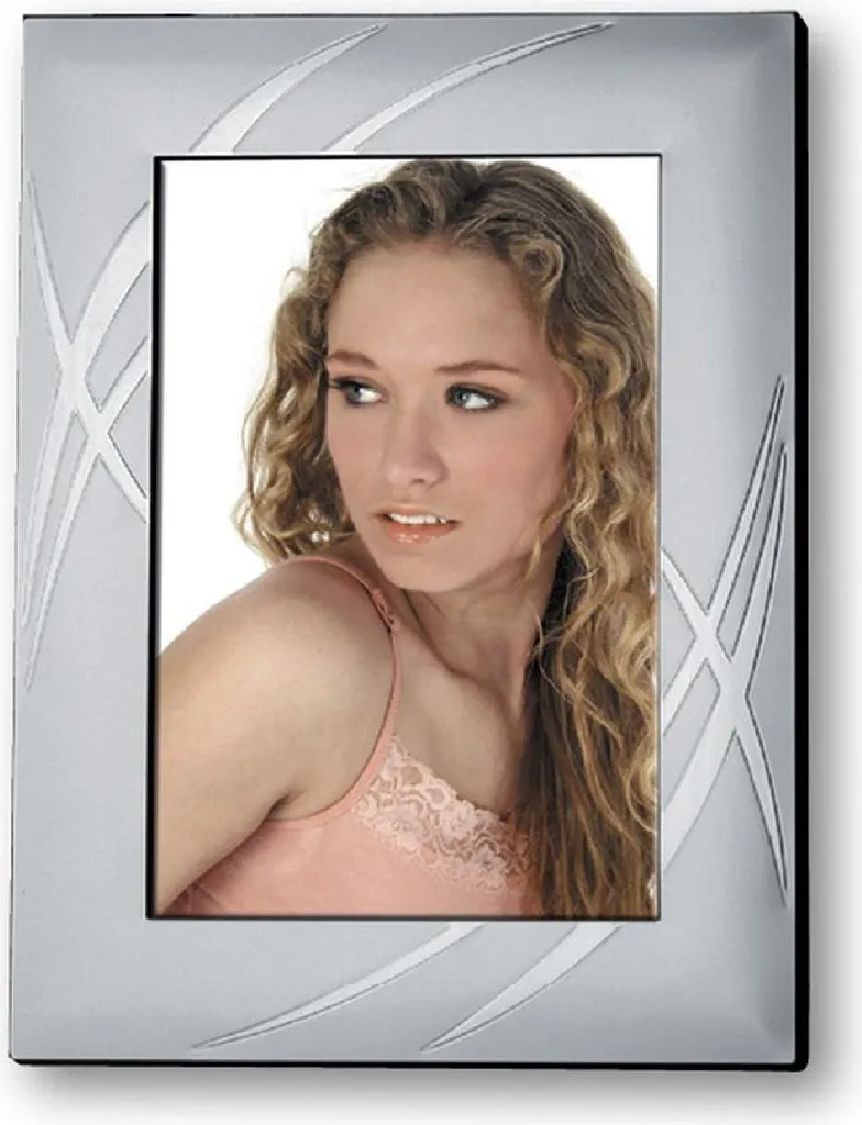 Cadre-portrait ZEP Caroline 20x25 cm, cadre photo argent brillant