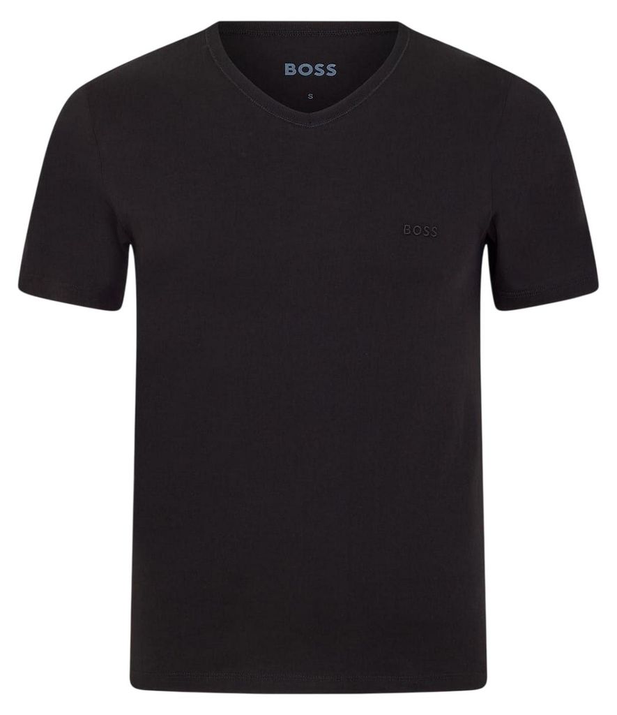 Boss - T-Shirt für Herren, V-Ausschnitt (3er-Pack) GT27462 (XXL) (Schwarz)