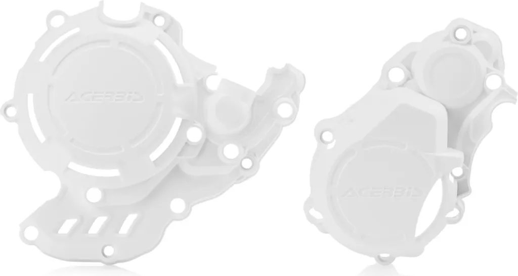 ACERBIS Protections Embrayage et Allumage Blanches pour KTM Husqvarna