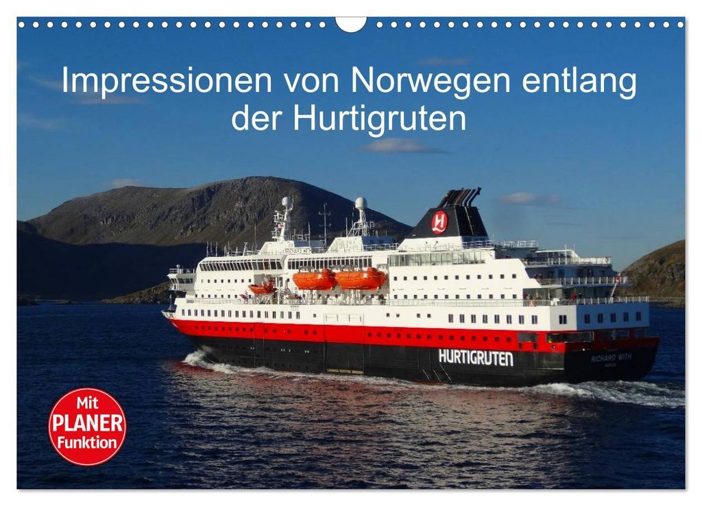 Impressionen von Norwegen entlang der Hurtigruten (Wandkalender 2027 DIN A3 quer), CALVENDO Monatskalender