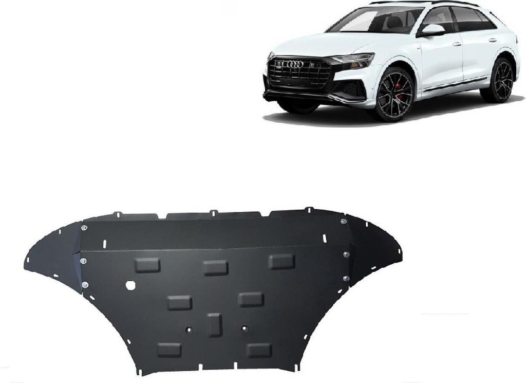Stahl Unterfahrschutz für Motor Audi Q8