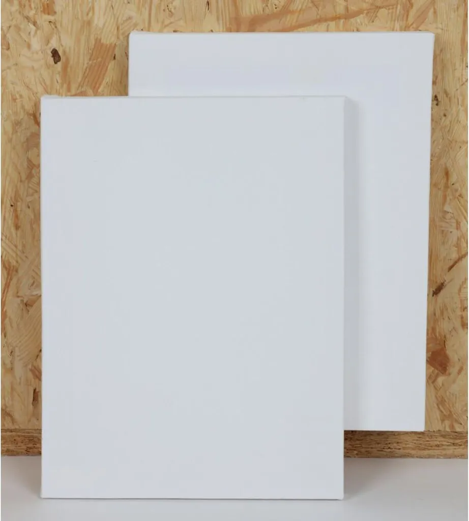 Set de 12 toiles peinture 18x24 cm coton pour débutants et étudiants