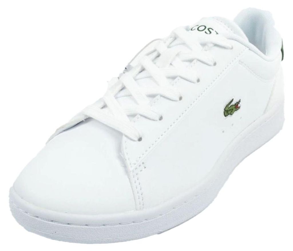 Lacoste - "Carnab" Sneaker für Damen, Leder PP8932 (35,5 EU) (Weiß)