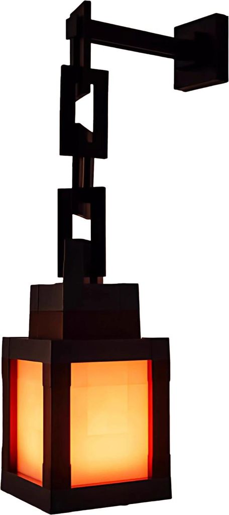 Pixelartige Laterne-Nachtlicht, 16-farbige LED-Wand-Atmosphärenlampe mit Fernbedienung, USB-aufladbarer Tisch- und Wandlampen für Schlafzimmer Ga...