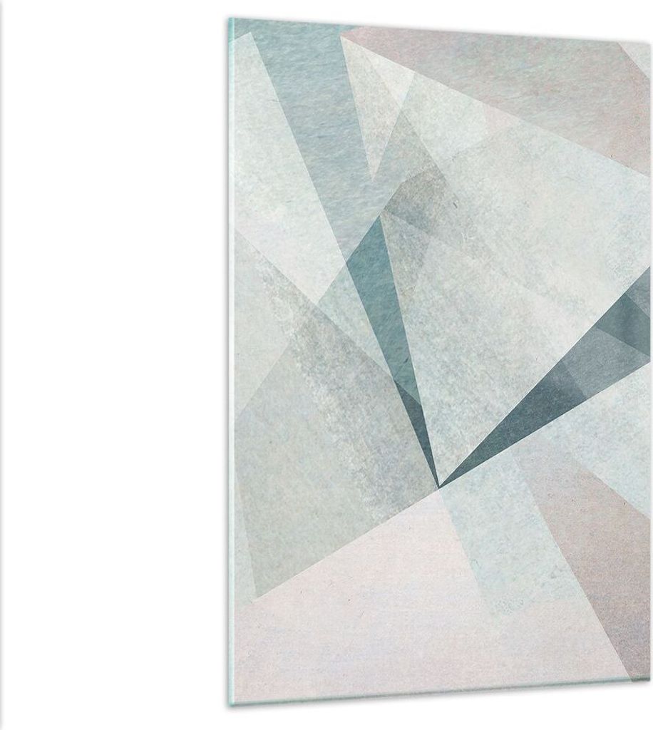 Bilder auf glas - Einteilig - Abstraktion modern - 80x120cm - Glasbilder - Wandbilder - Bilder - zum Aufhängen bereit - Wanddekoration aus Glas - ...