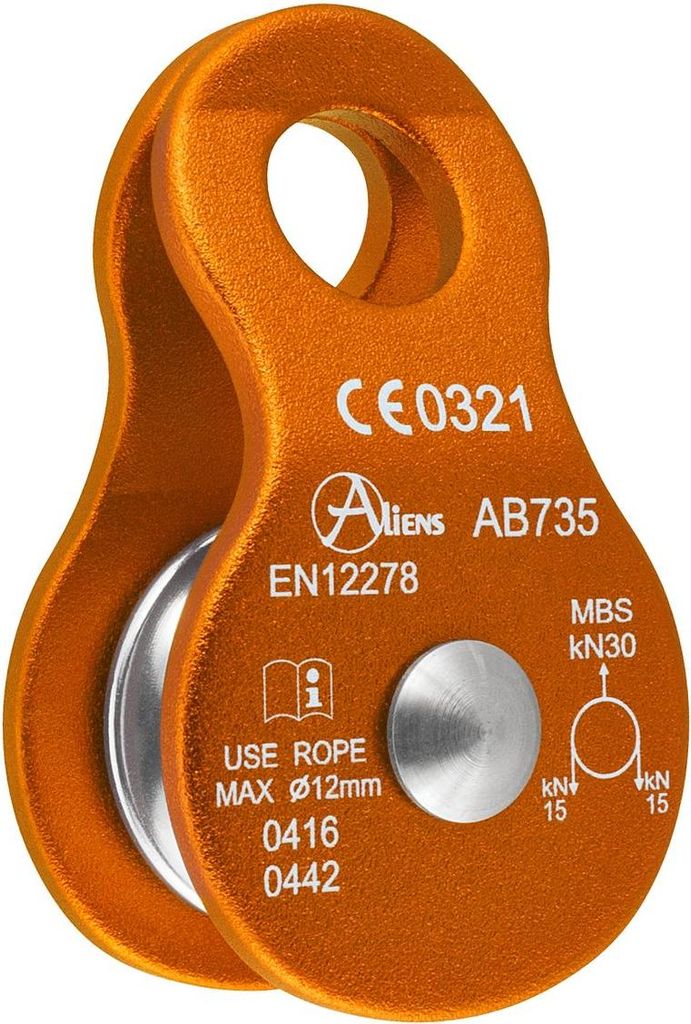 Aliens Umlenkrolle Standard Pulley 30 kN gold