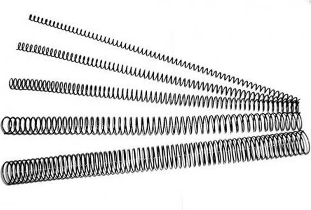 Stock 50 Spirali DHP 36mm Metallo Nero per Rilegatrici A4