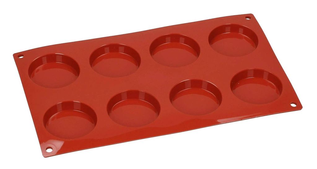Backform Dessertform Keksform Silikon FLORENTINER 2x4= 8 Produktbild 