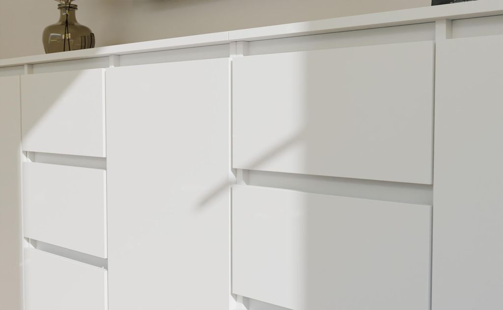 Ensemble de 2 commodes combinées TOOMAS – blanc Image du produit 