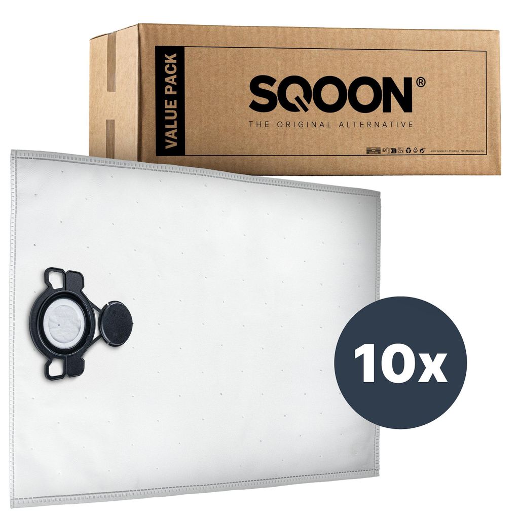 SQOON® Stofzuigerzakken PRO Geschikt voor Nilfisk Attix 33 Productafbeelding 