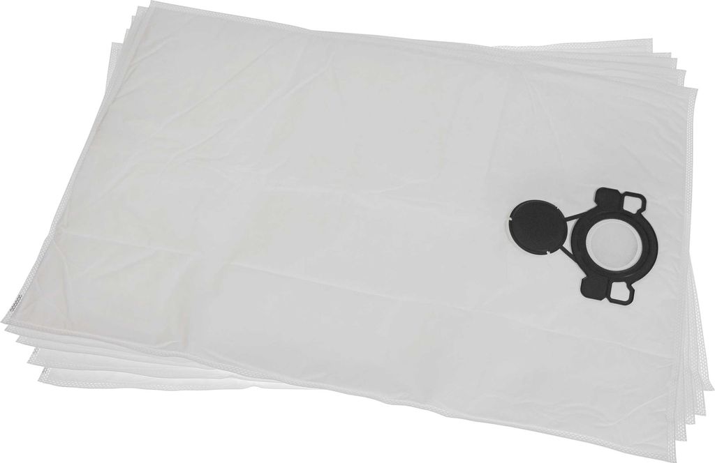 vhbw 5x Staubbeutel kompatibel mit Mirka 1230 PC, 1242 M, 1242 M AFC, 1230 M AFC, DE 1025, 1230 L AFC Staubsauger - 52,5cm x 39cm Weiß