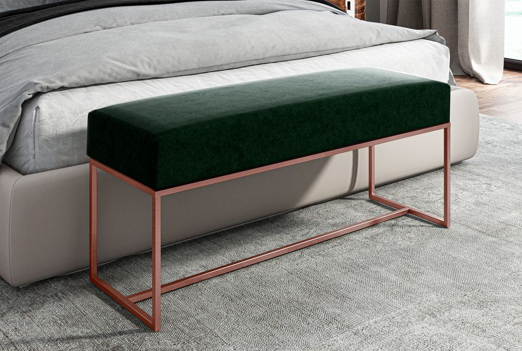 AX LIVING Sitzbank gepolstert Acciarolli 1 120cm – Produktbild 