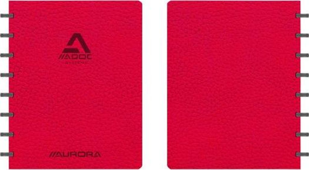 Aurora - Writing Business A5 Diamant 5x5mm 144 Seiten 90gr rot | 10 Stück