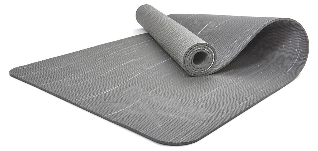 Reebok Camo Yogamatte, 5mm, Blau/Schwarz