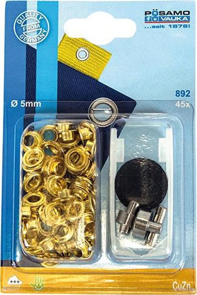 Öse MS vernickelt (SB) 5,0mm a 45 Stück