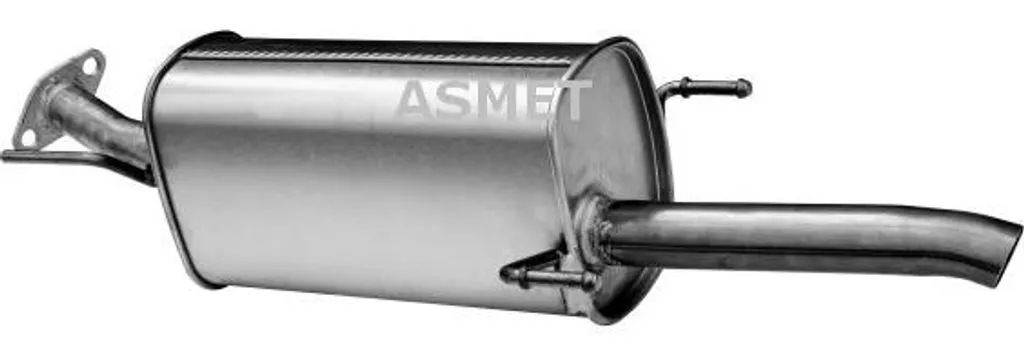 Silencieux arrière anticorrosion ASMET 5161 compatible Astra G OE