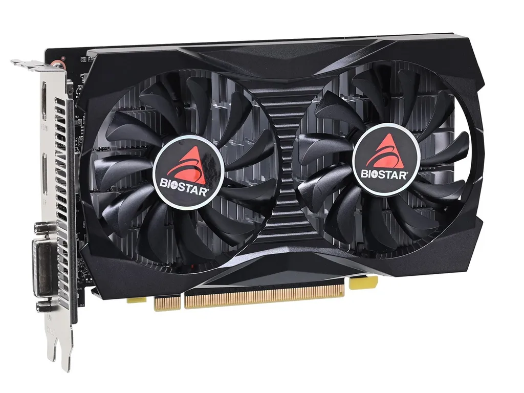 Carte Graphique NVIDIA GeForce GTX 1050 Biostar 4 Go pour PC de Bureau