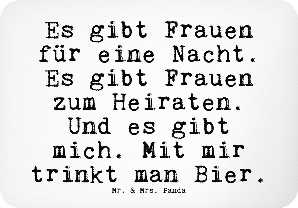 Mr. & Mrs. Panda tafelmagnet Es gibt Frauen für... - Weiß - Geschenk, Frau, Freundin, haftmagnet, Pinnwandmagnet, Notizhalter, whiteboardmagnet, ...