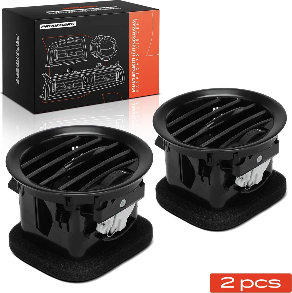 Lot de 2 buses d'aération avant Opel Corsa D / Adam pour climatisation