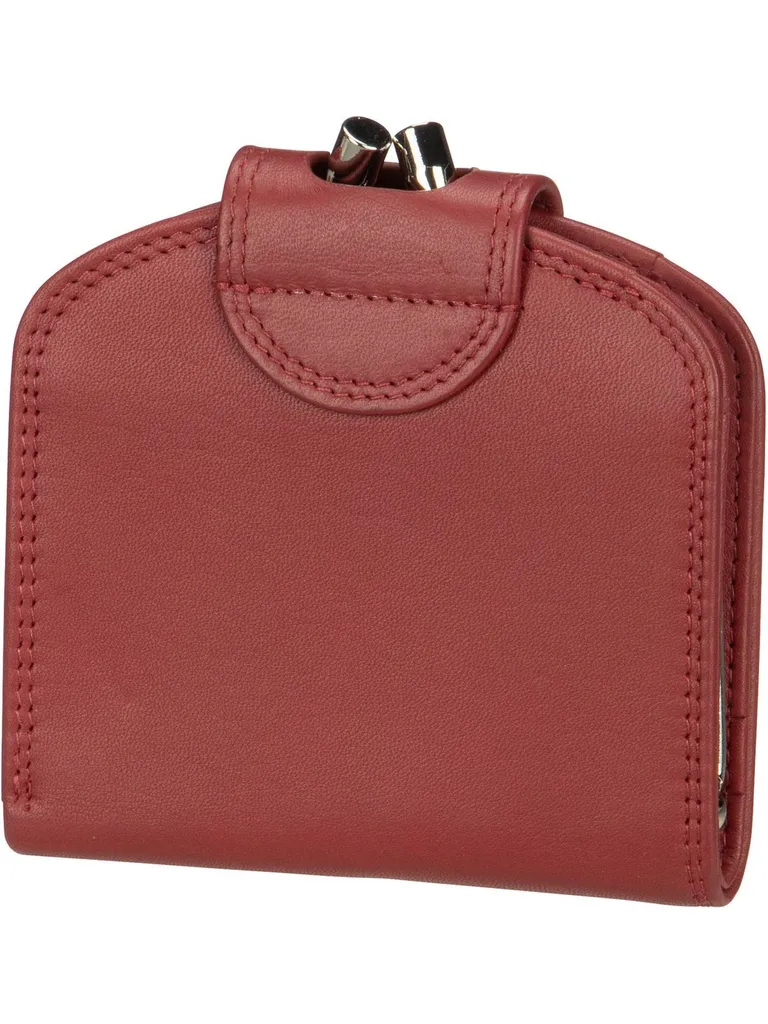 Portafoglio RFID Golden Head Polo Rosso - Nappa Bovina Certificata - 15